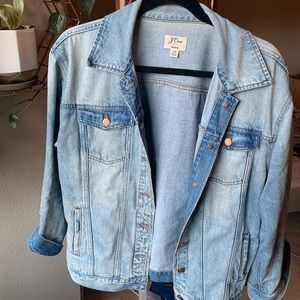 J. Crew Oversized Denim Jacket